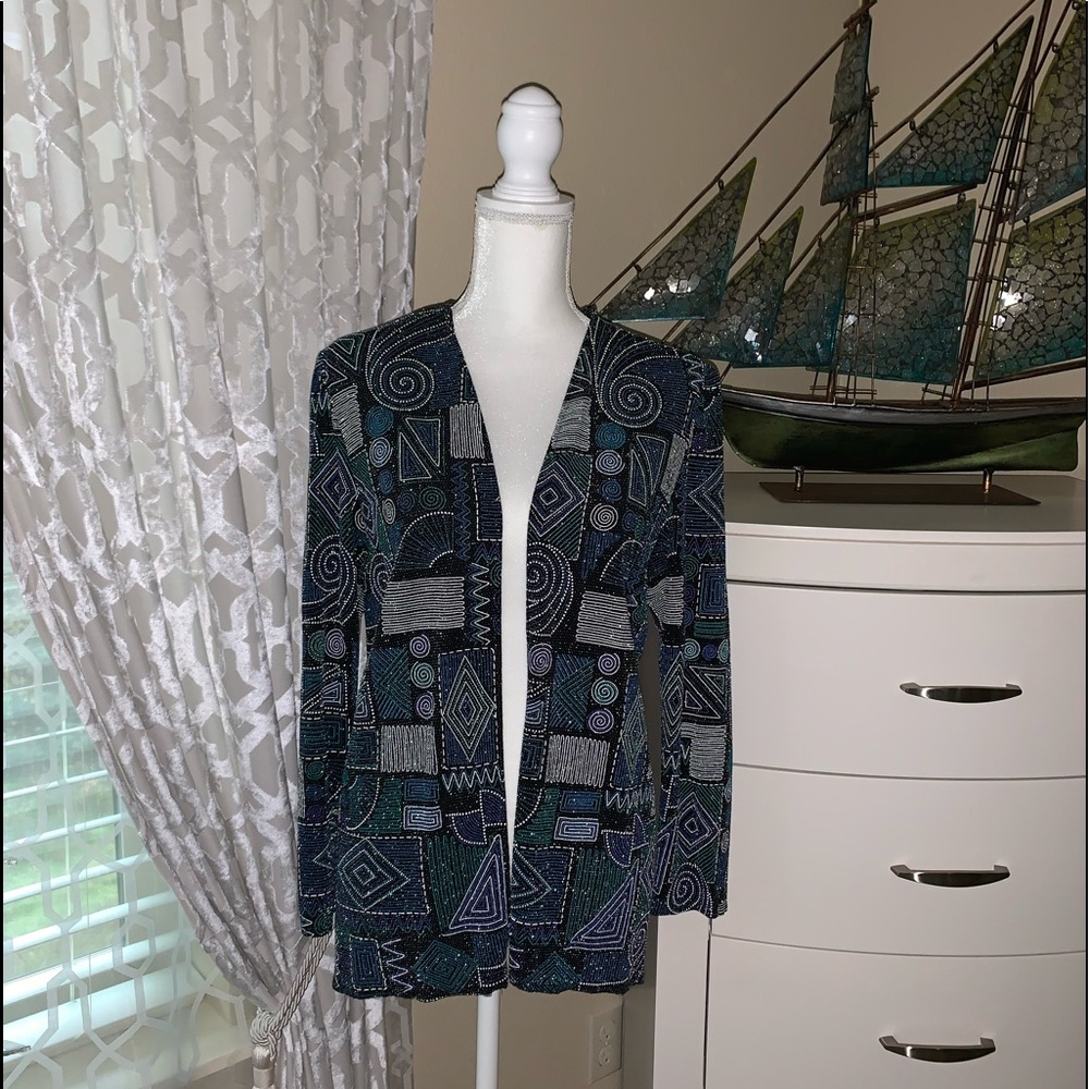 Gorgeous colorful sparkling cardigan